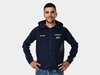 Santini Jacke Santini Trek-Segafredo Hoodie XL Dark Blue